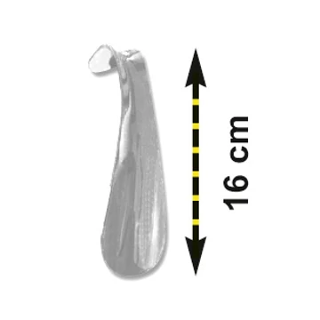 Nikkelezett fém cipőkanál 16 cm
